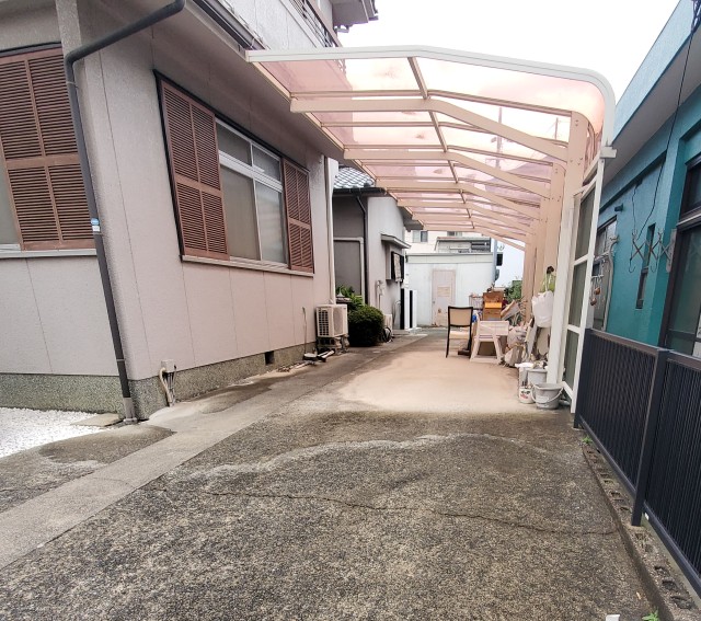 土間コンクリート　施工前